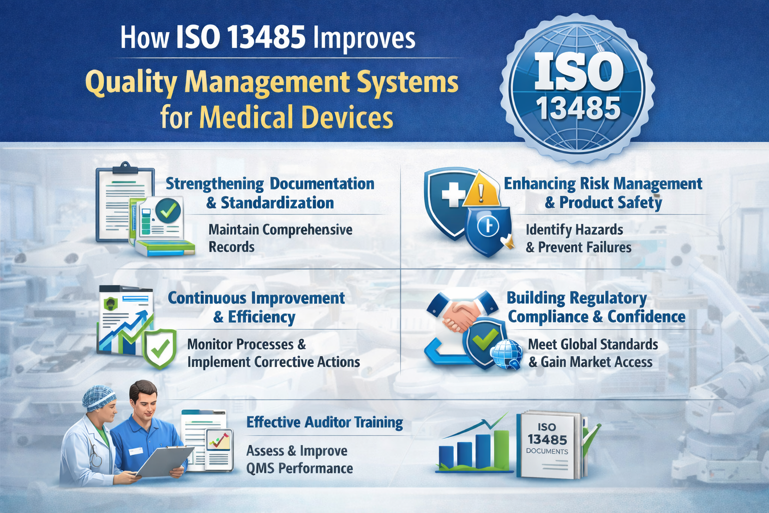 How ISO 13485 Improves Quality Management Systems for Medical Devices