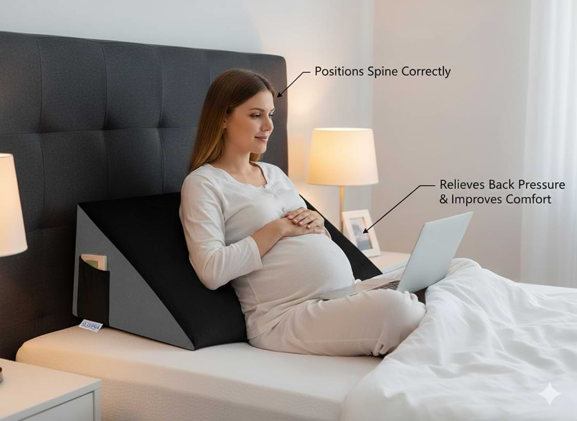 How to Use a Back Support Pillow on Bed Properly