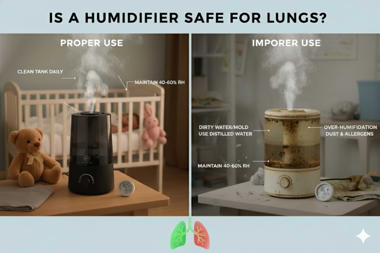 Is a Humidifier Safe for Lungs? Everything You Need to Know