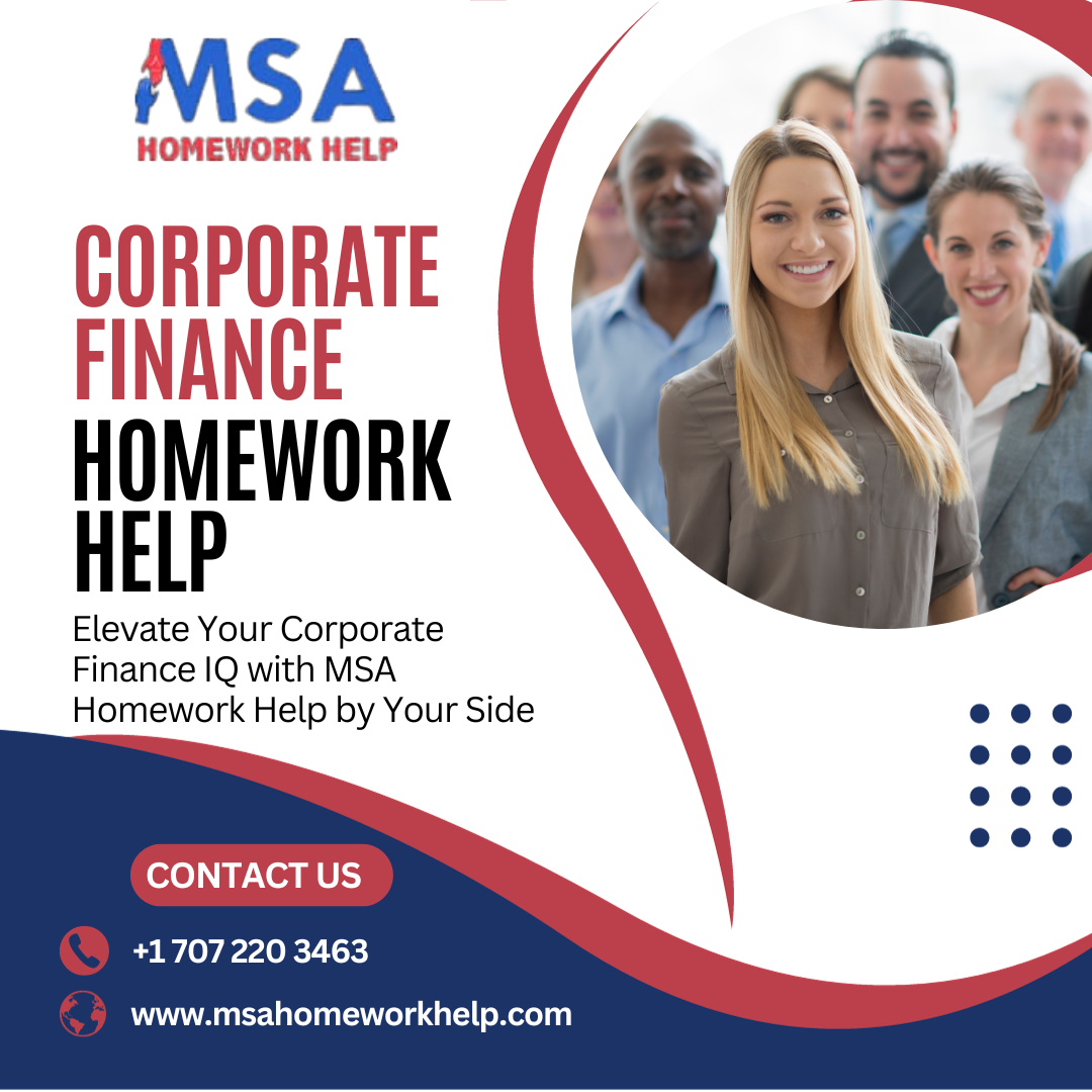 Corporate Finance Homework Help