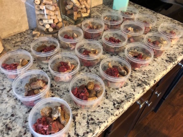 Introduce raw dog food for beginners