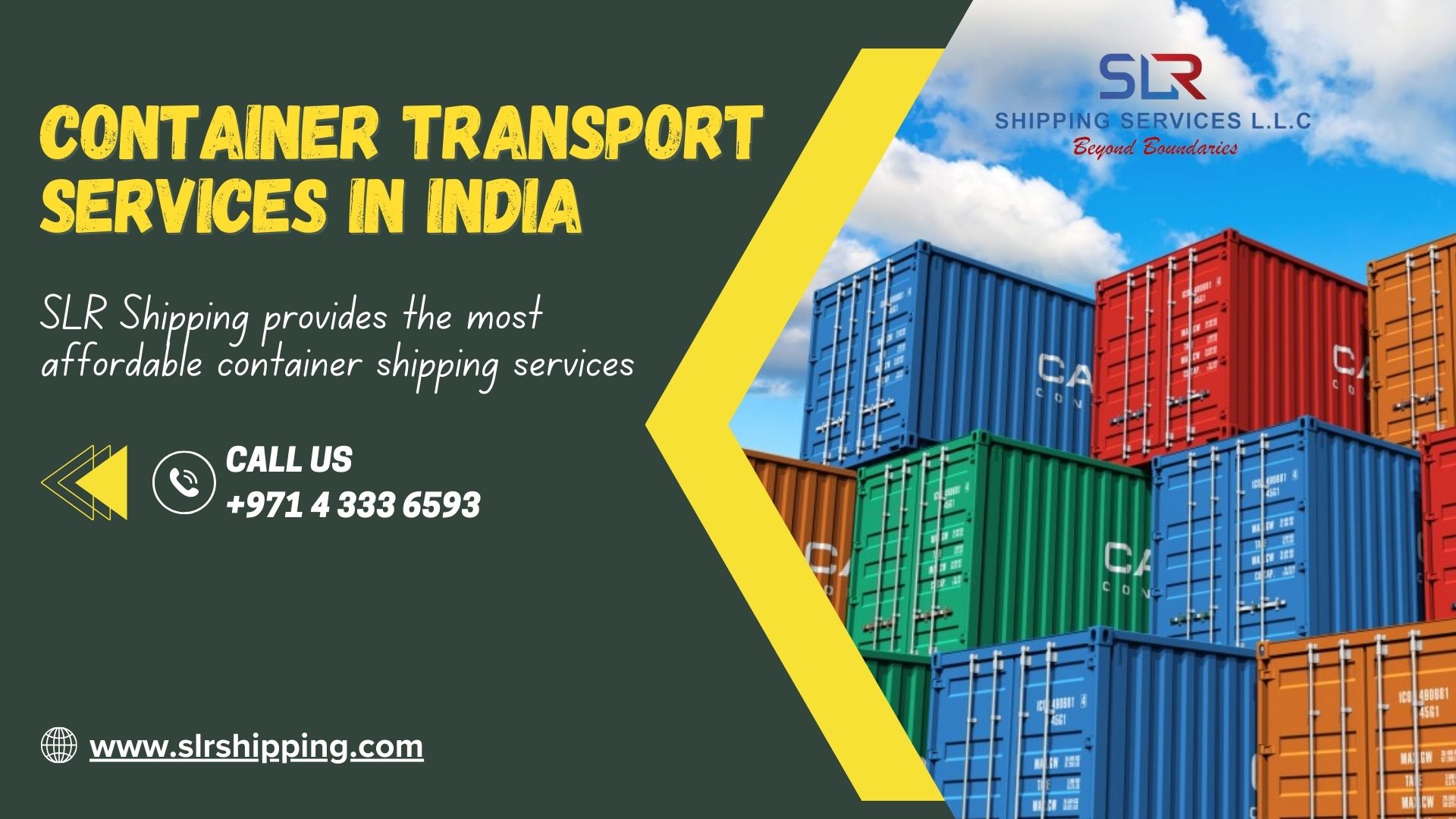 Most Affordable Container Transport Services in India: SLR Shipping