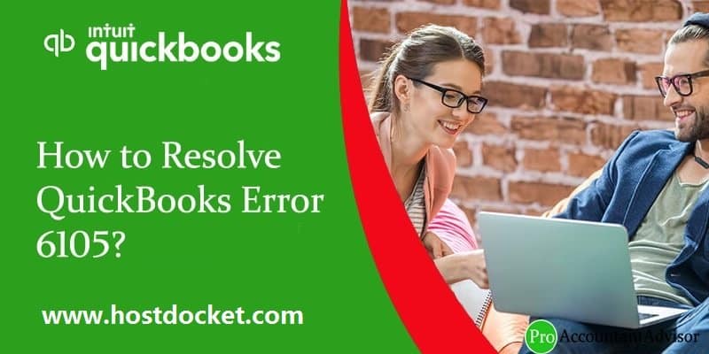 What are the methods to resolve QuickBooks error code 6105?
