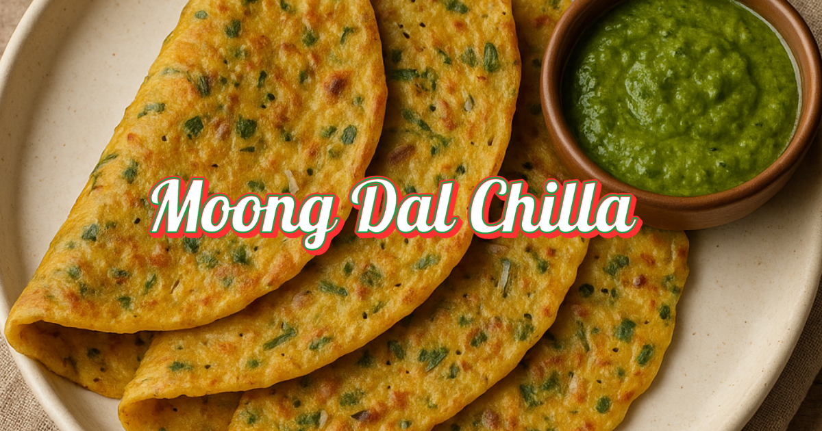 Moong Dal Chilla – A Protein-Rich & Healthy Indian Breakfast