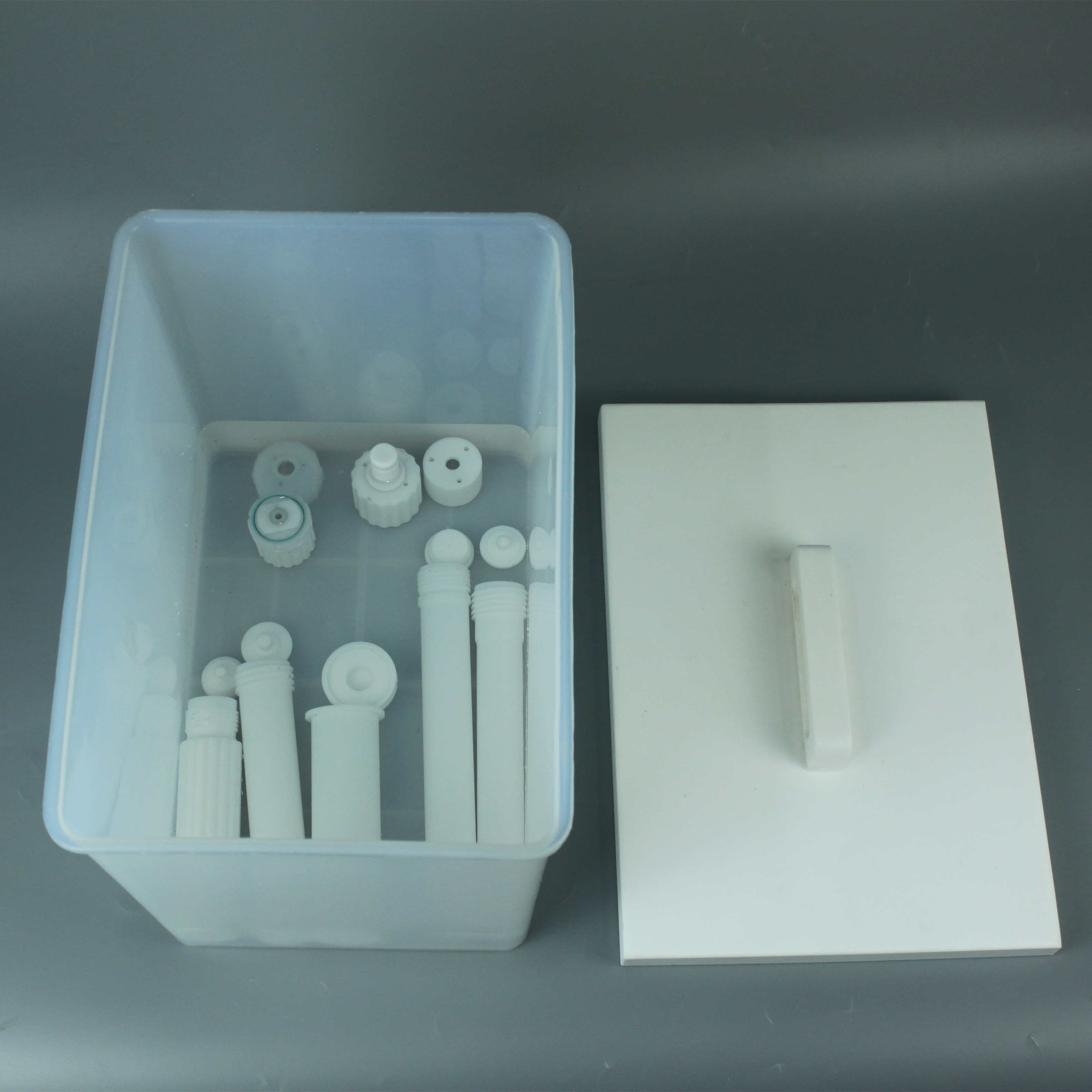 PFA acid tank soaking barrel Teflon square barrel pickling tank