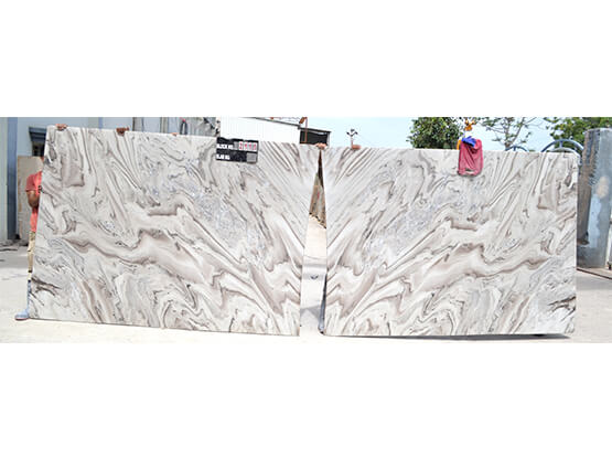 Timeless Elegance of Bruno White Marble and Black Granite Stone