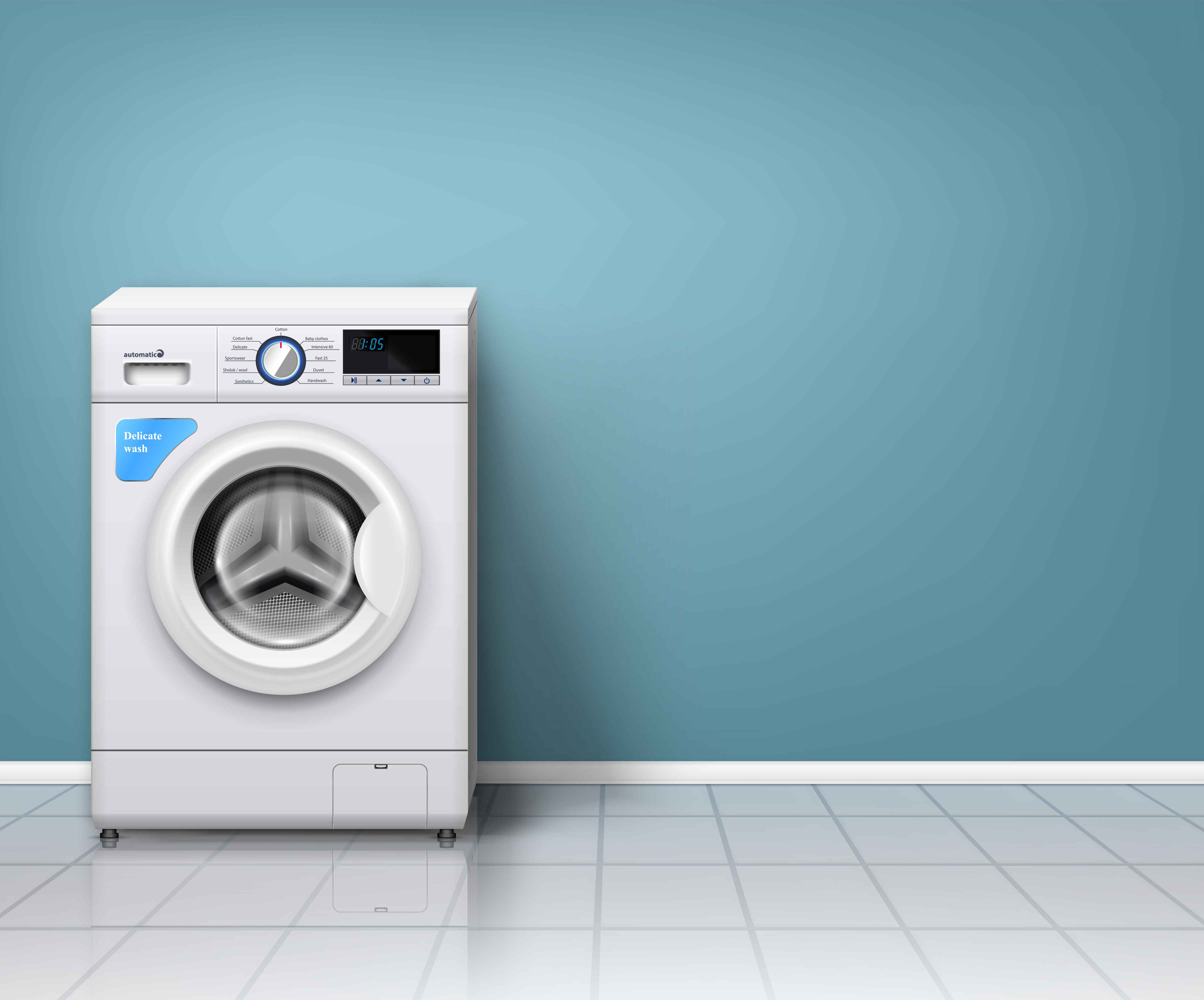 A New Front-Load Washing Machine with Novel Features