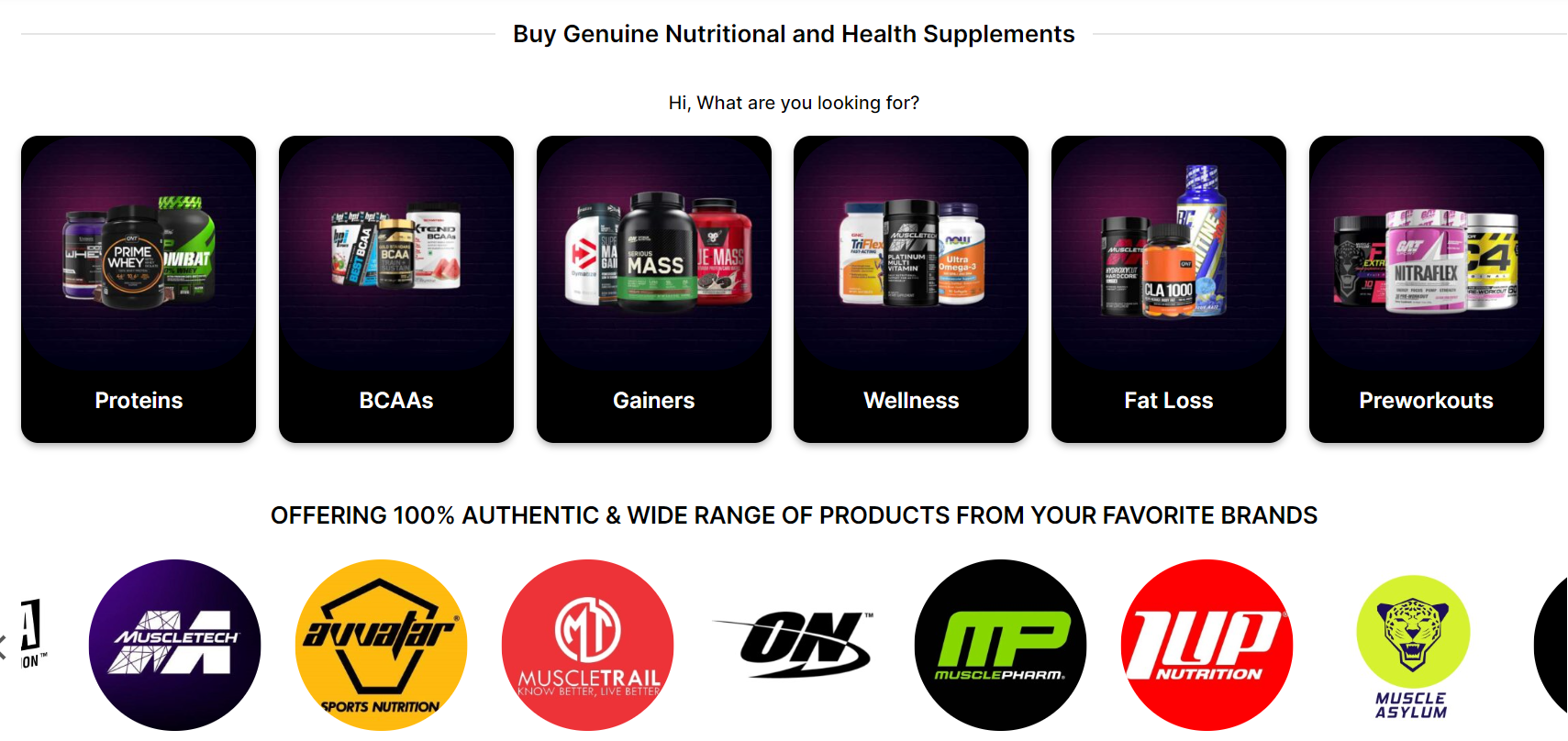 Genuine Nutritional and Health Supplements by beast nutrition