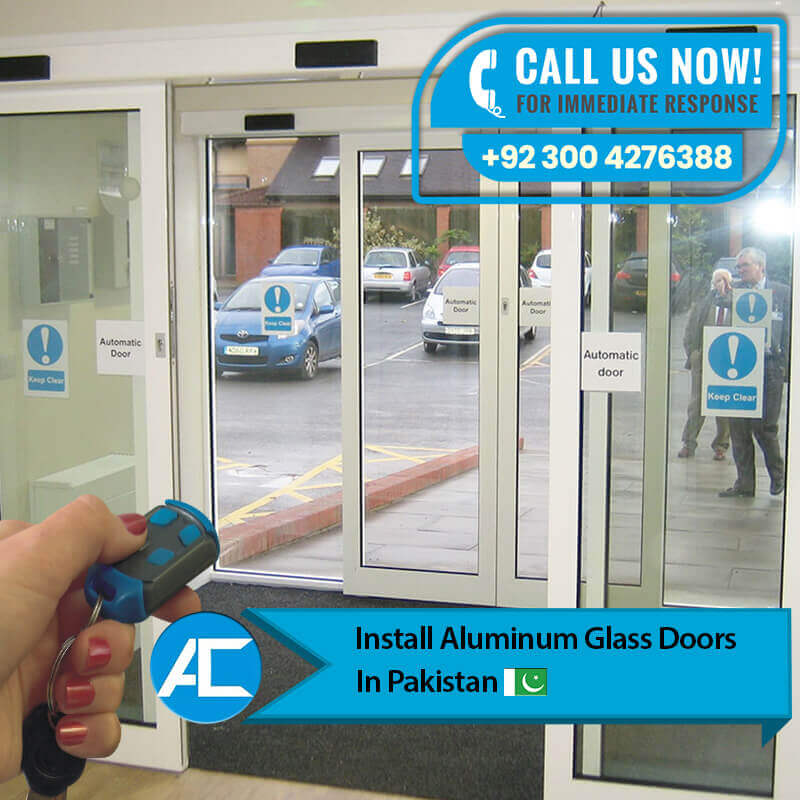 Automatic Aluminum Doors in Pakistan