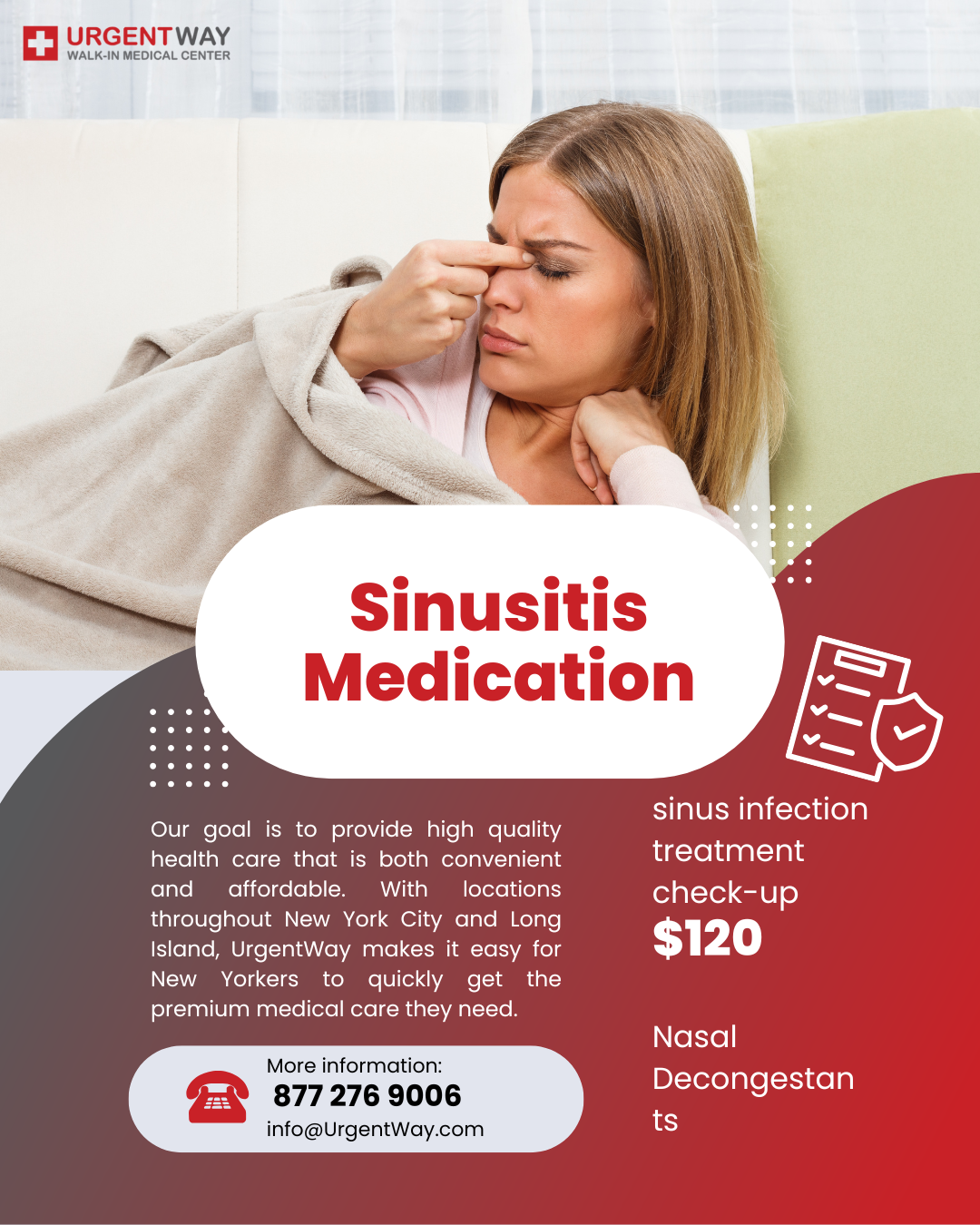   What sinusitis medications are safe for people with high blood pressure?