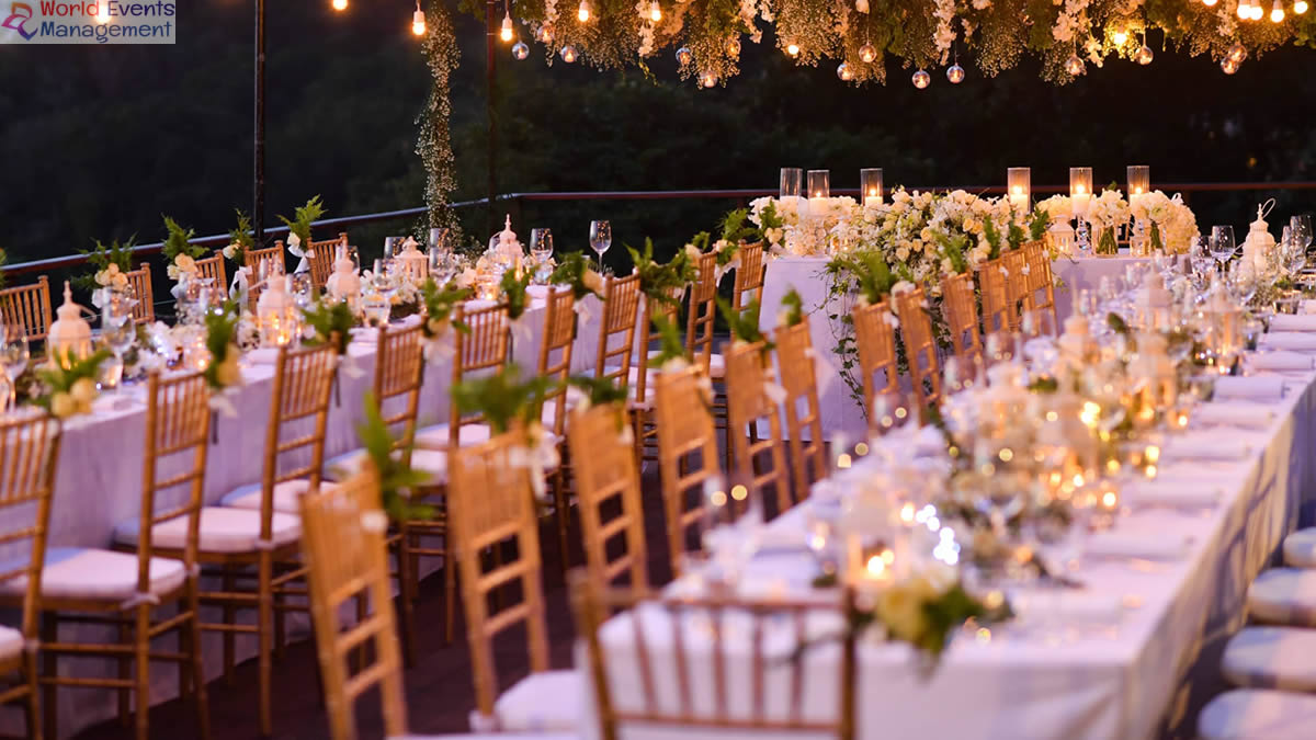 The Constructing Elegant Extravagant Weddings Arrangement with World Events Management Company in Dubai