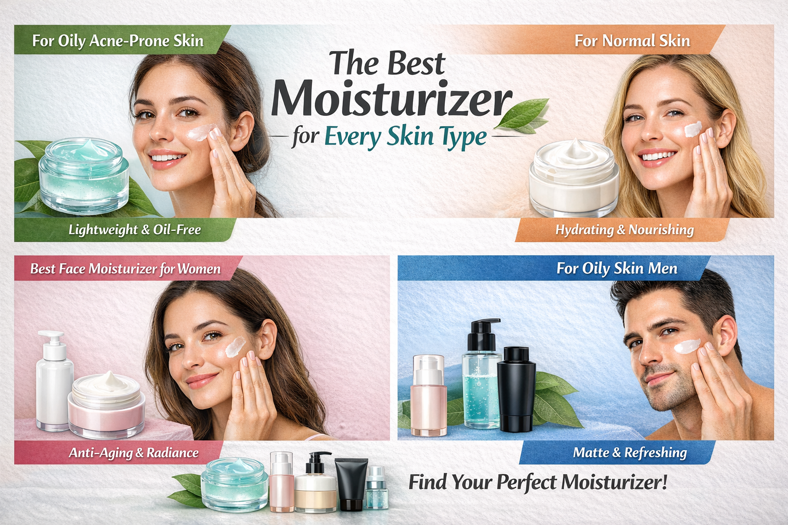 How to Choose the Right Moisturizer for Every Skin Type