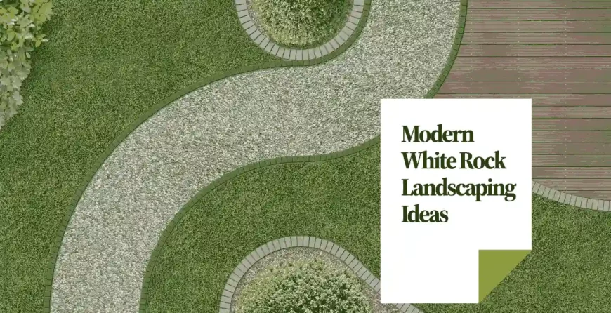 Modern White Rock Landscaping Ideas