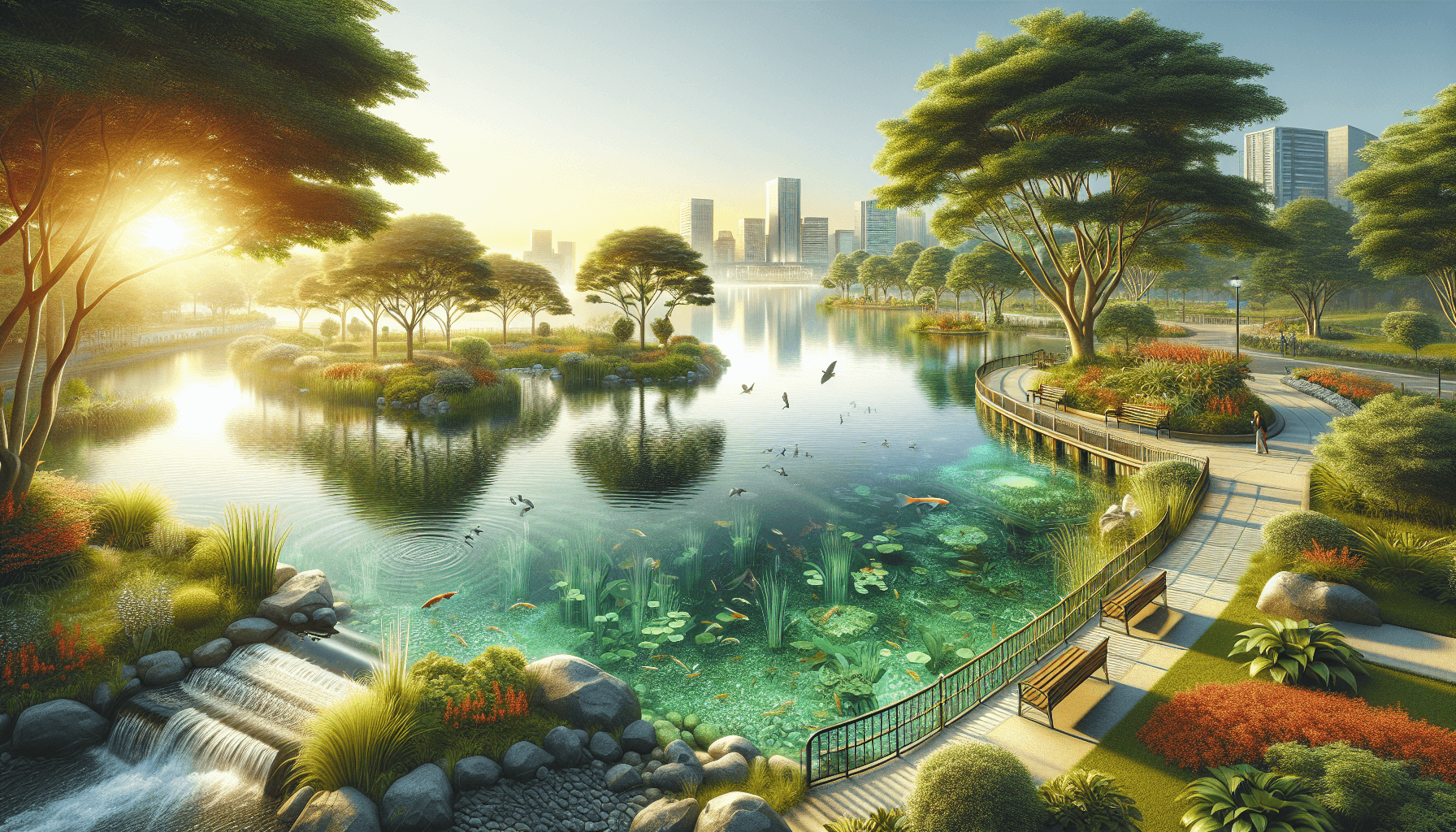 The Role of Lake and Pond Management in Preserving the Natural Beauty of Municipal Waterfronts