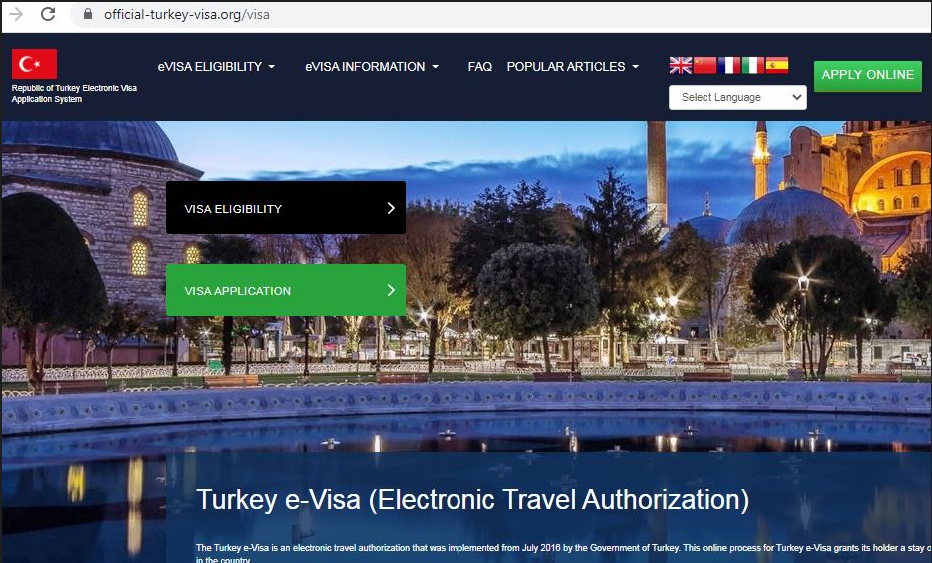 TURKEY  Official Government Immigration Visa Application Online  Belarus Citizens - Галоўны офіс афіцыйнай іміграцыйнай візы ў Турцыю