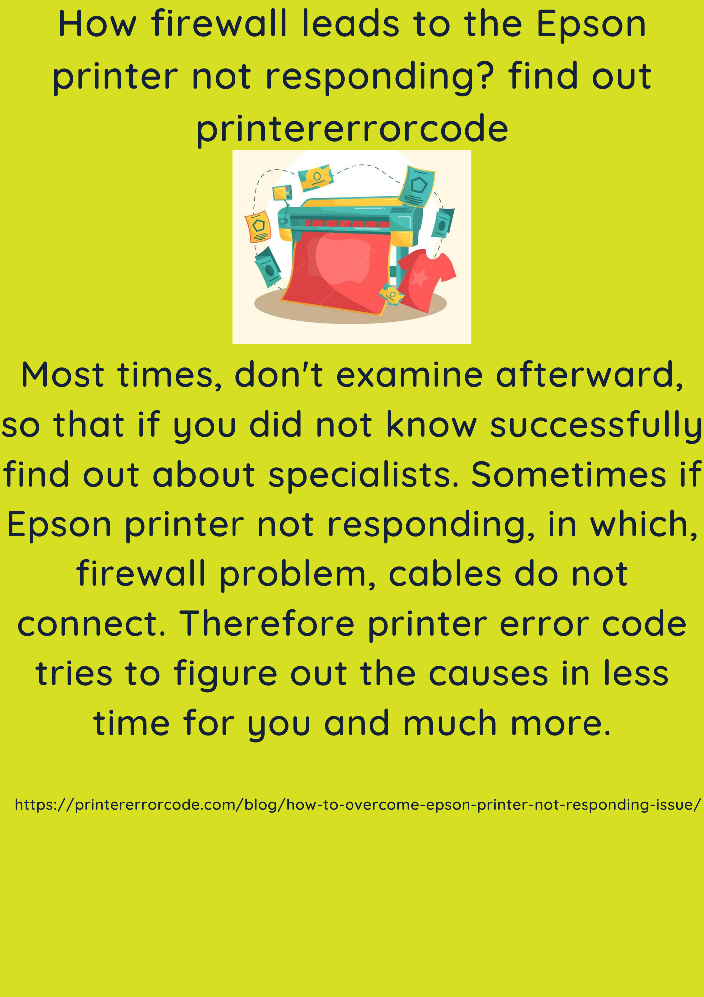 How Firewall Leads To The Epson Printer Not Responding? Find Out