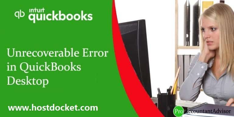 What is QuickBooks unrecoverable error?