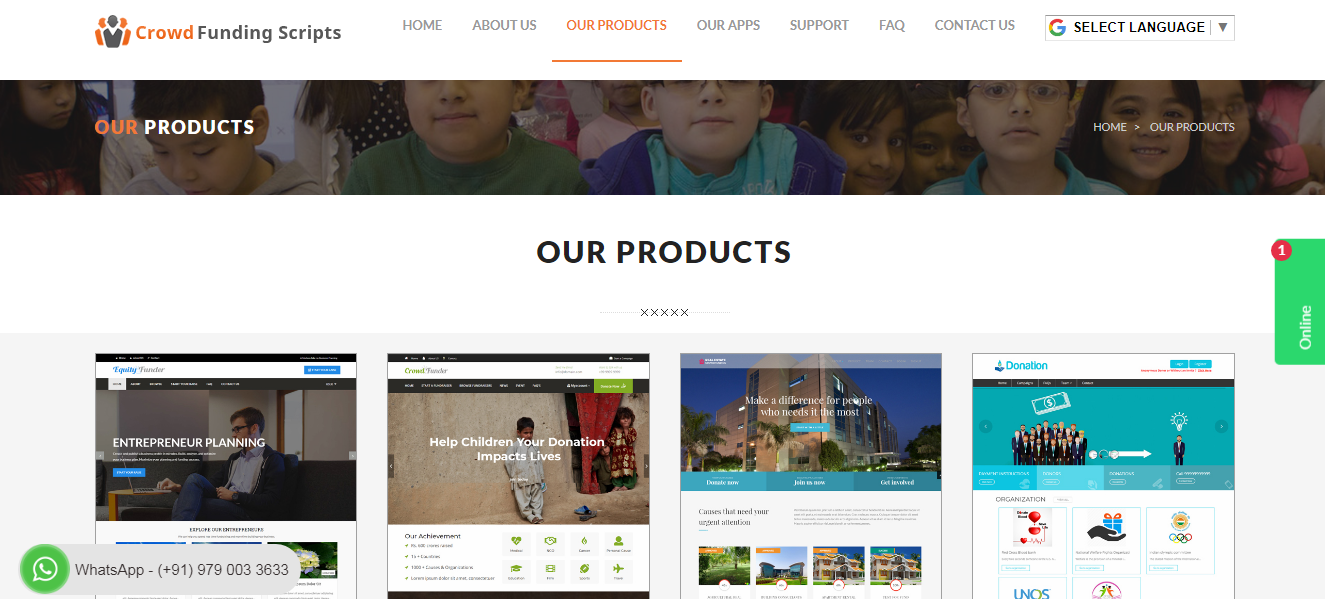 Readymade Crowdfunding Script - Equity fundraising software