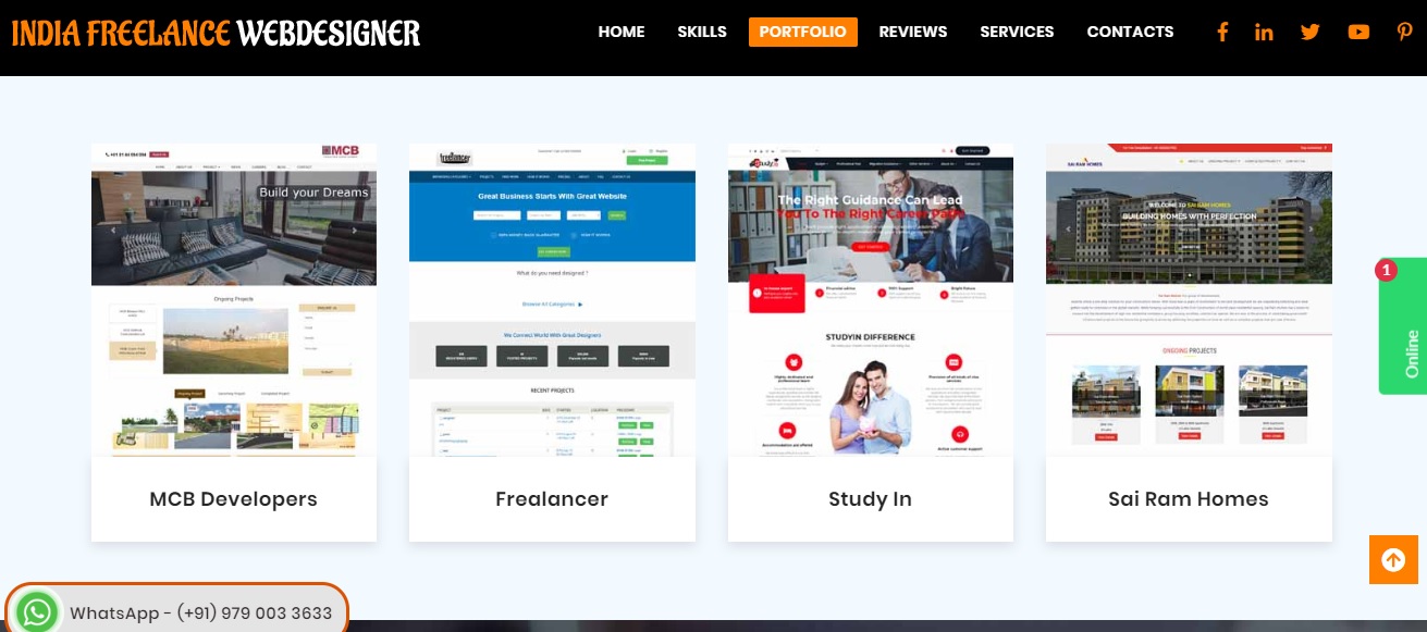 India Freelance Webdesigner - Freelance Web Designer India - Freelance Web Designer Chennai
