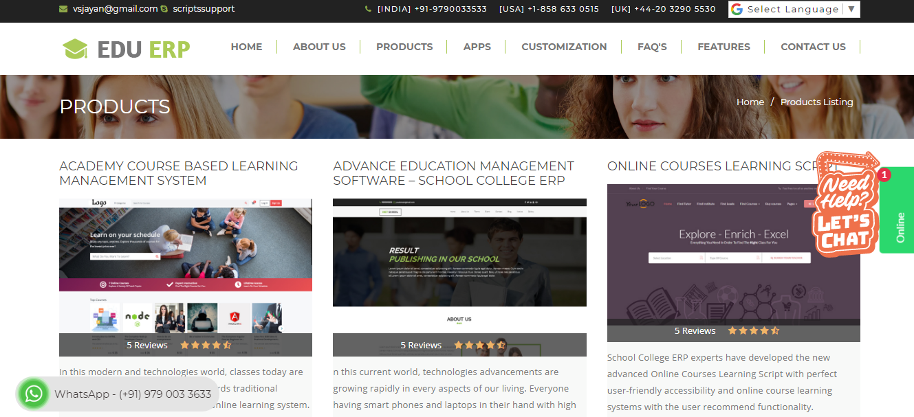 Online Course Booking Script - Online Learning Management Software