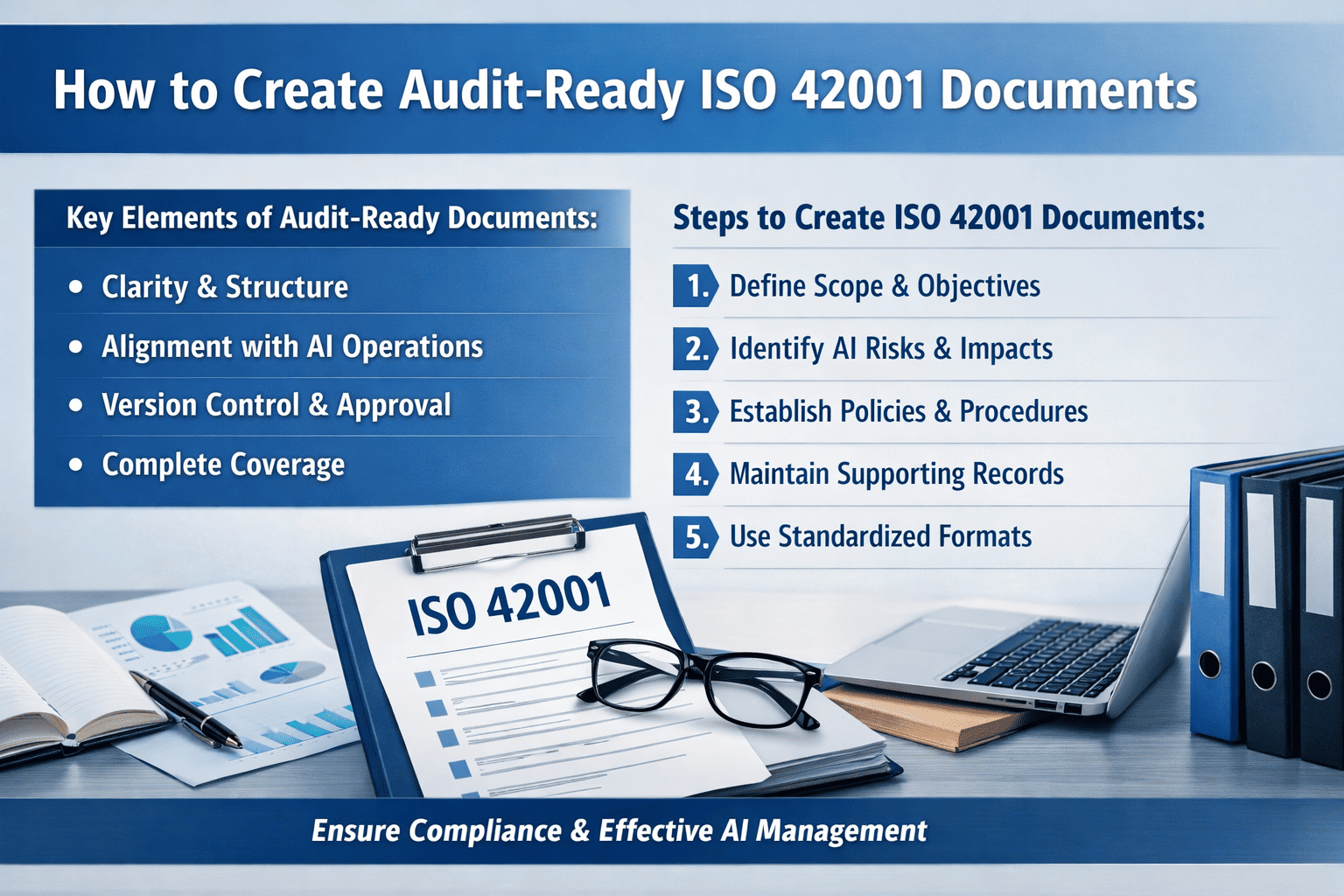 How to Create Audit-Ready ISO 42001 Documents
