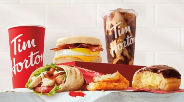 Tim Hortons Menu 2023