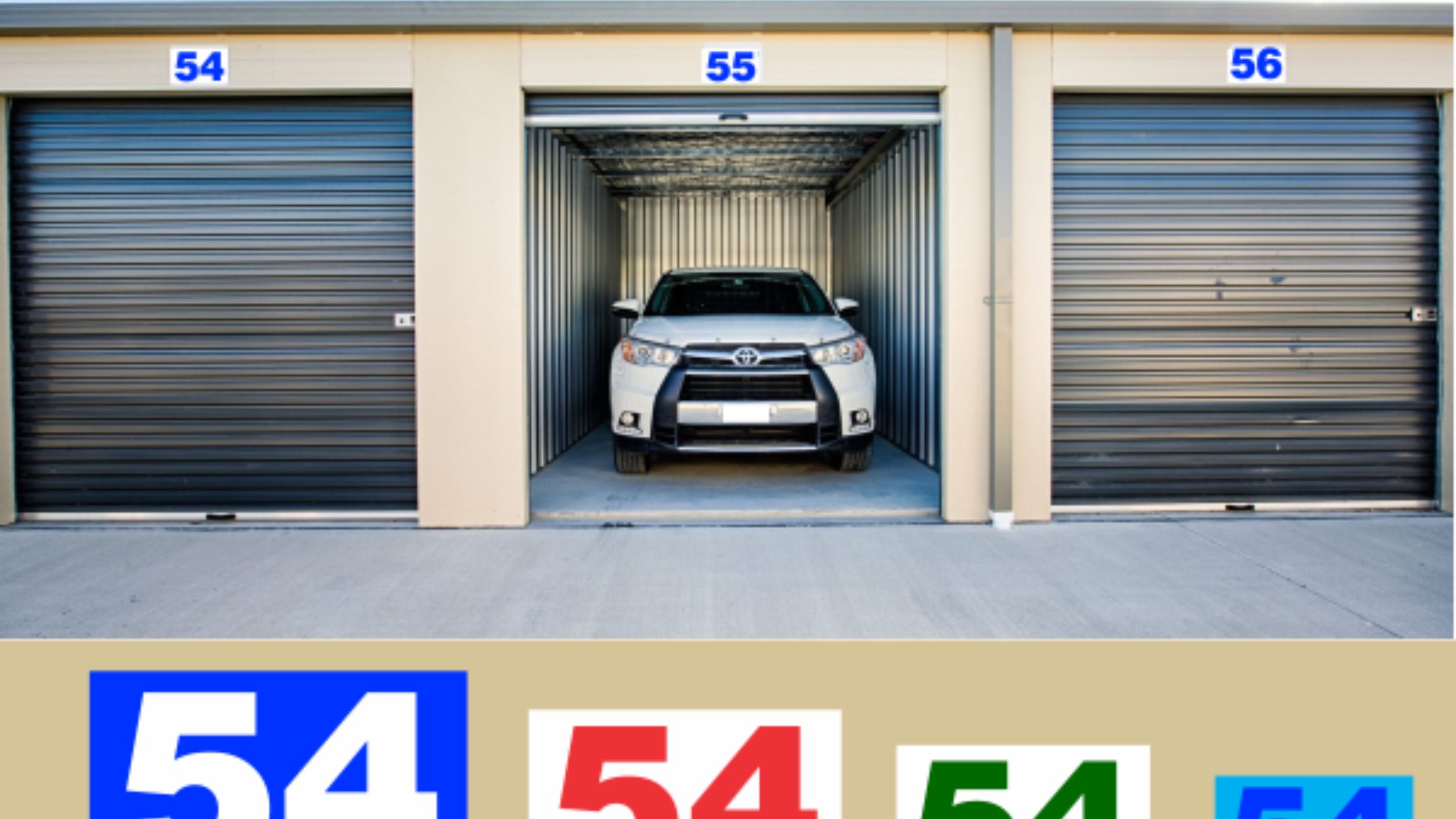 Personalized Precision: The Role of Custom Metal Numbers in Self Storage