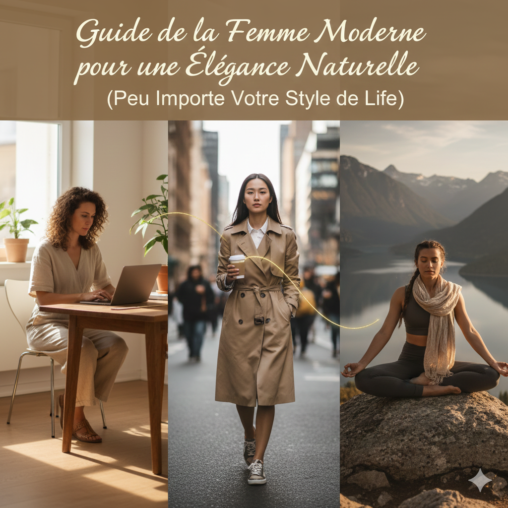 Guide de la Femme Moderne pour une Élégance Naturelle (Peu Importe Votre Style de Vie)