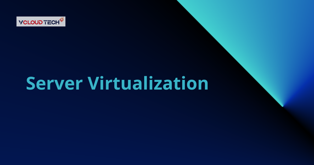 User-Friendly Server Virtualization Software