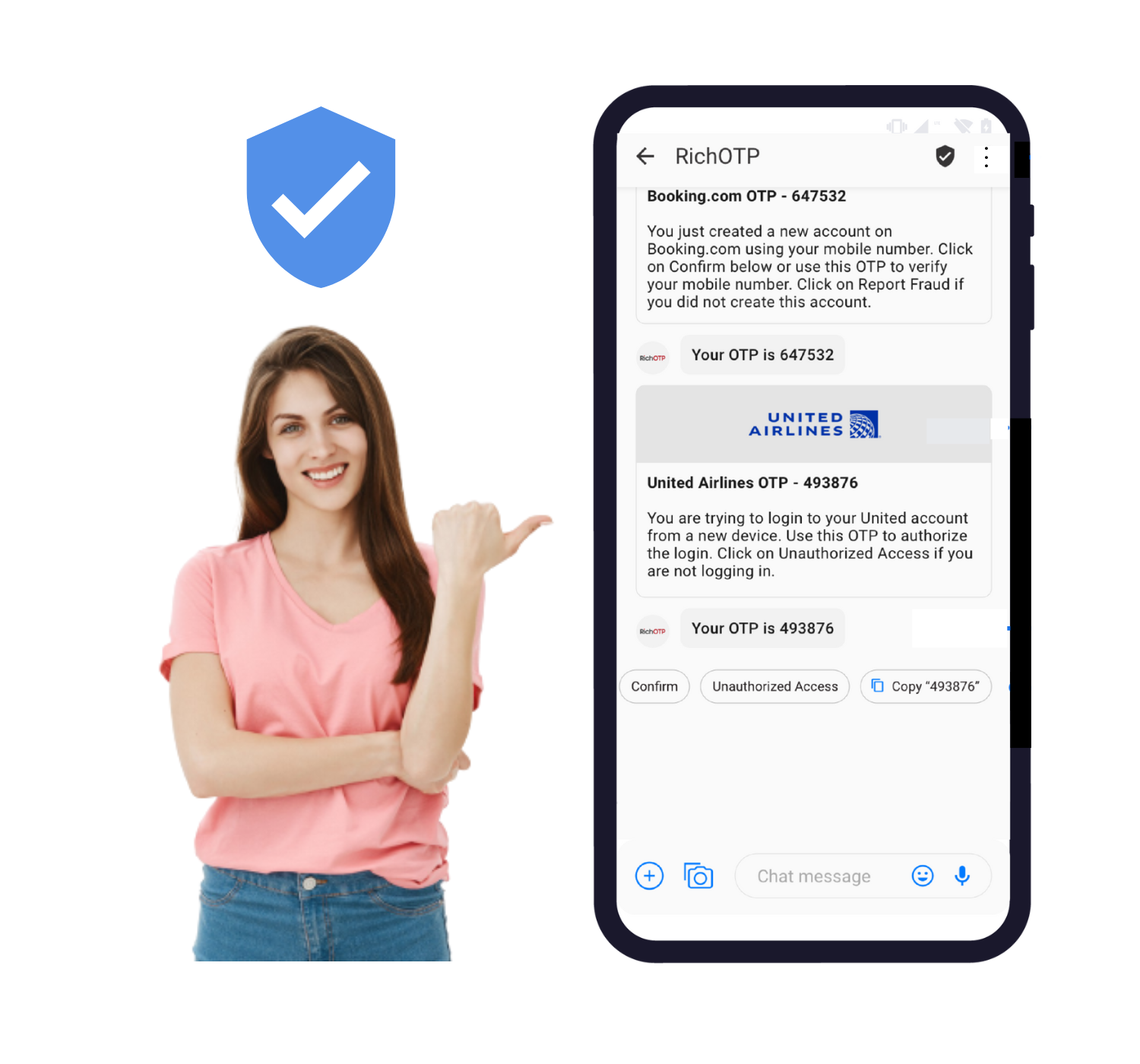 What are the key features of RCS [Rich Communication Services] messages?