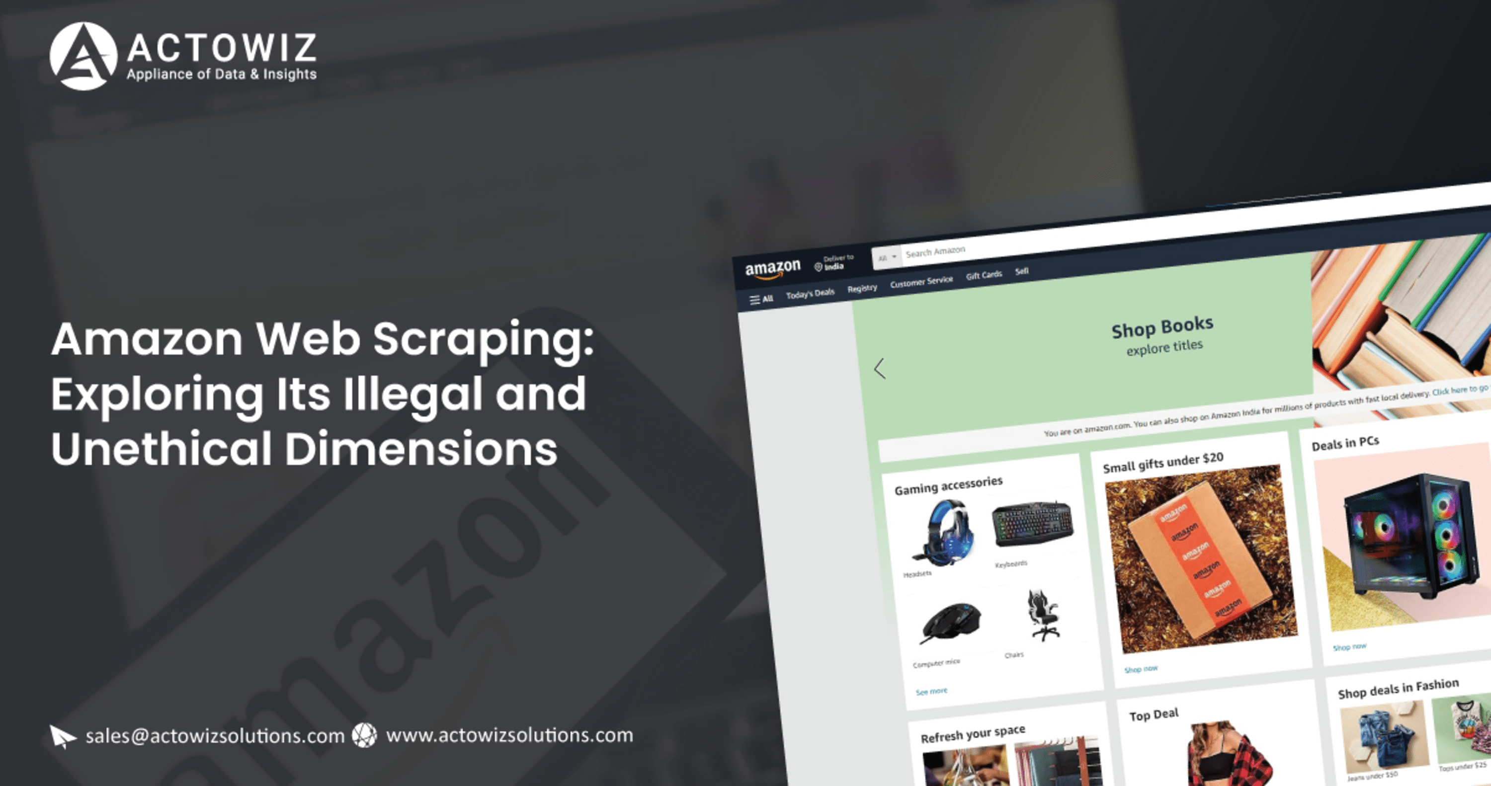 Amazon Web Scraping: Exploring Its Illegal and Unethical Dimensions