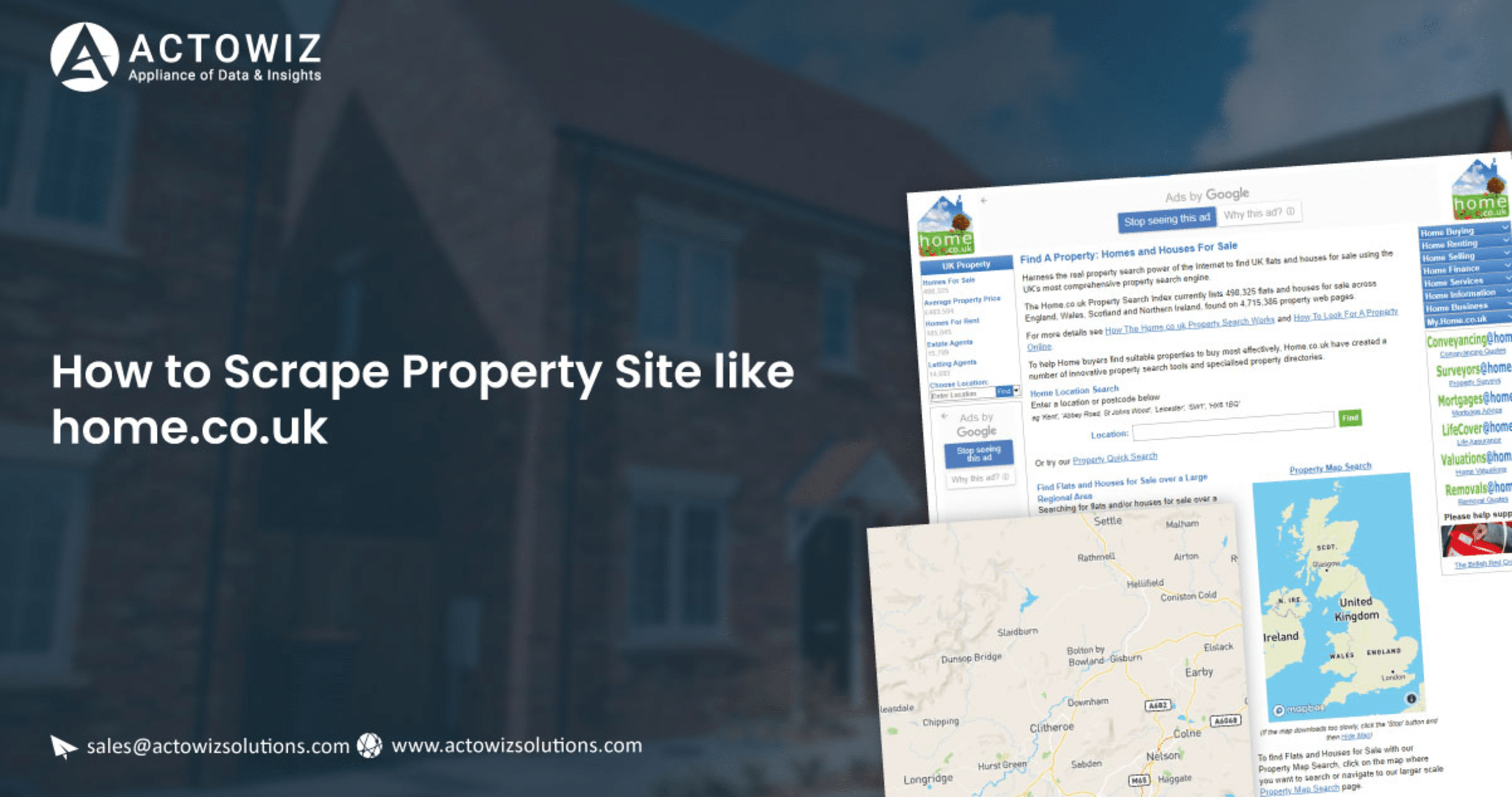 How to Scrape Property Site like home.co.uk