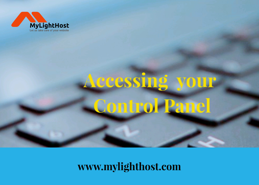 Accessing your Control Panel