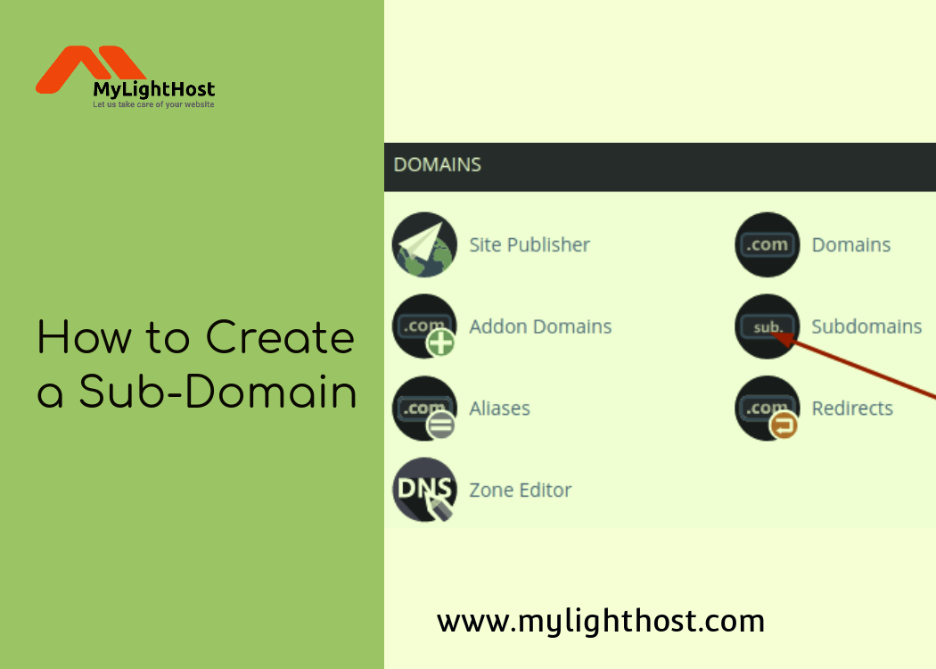 How do I create a sub-domain?