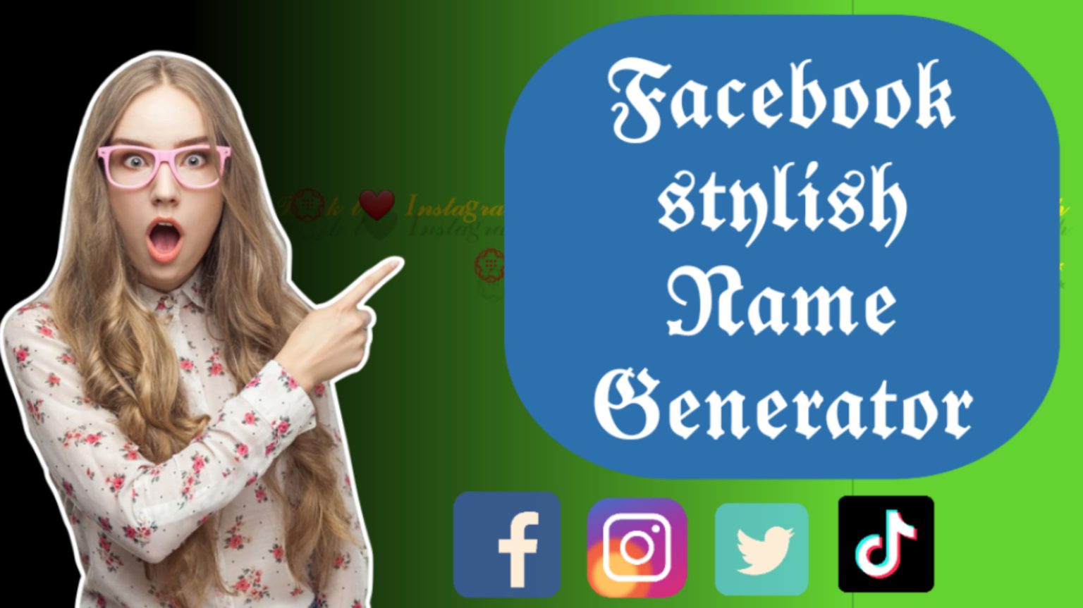 The Facebook Stylish Name Generator Tool might help you improve your profile.