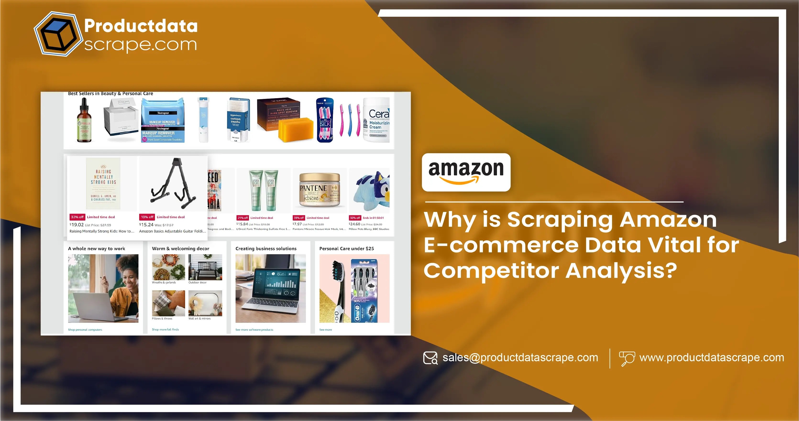 Why is Scraping Amazon E-commerce Data Vital for Competitor Analysis?