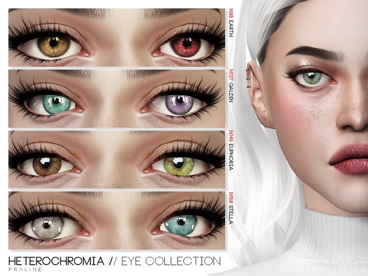 Sims 4 Heterochromia CC