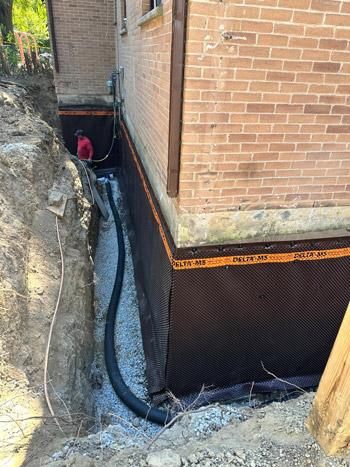 Exterior Basement Waterproofing 