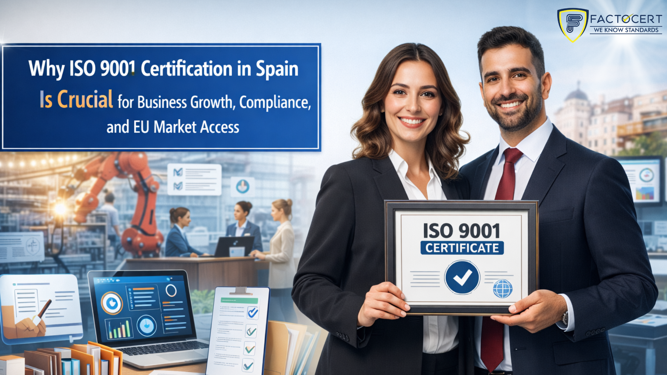 Why ISO 9001 Certification in Spain Is Crucial for Business Growth, Compliance, and EU Market Access