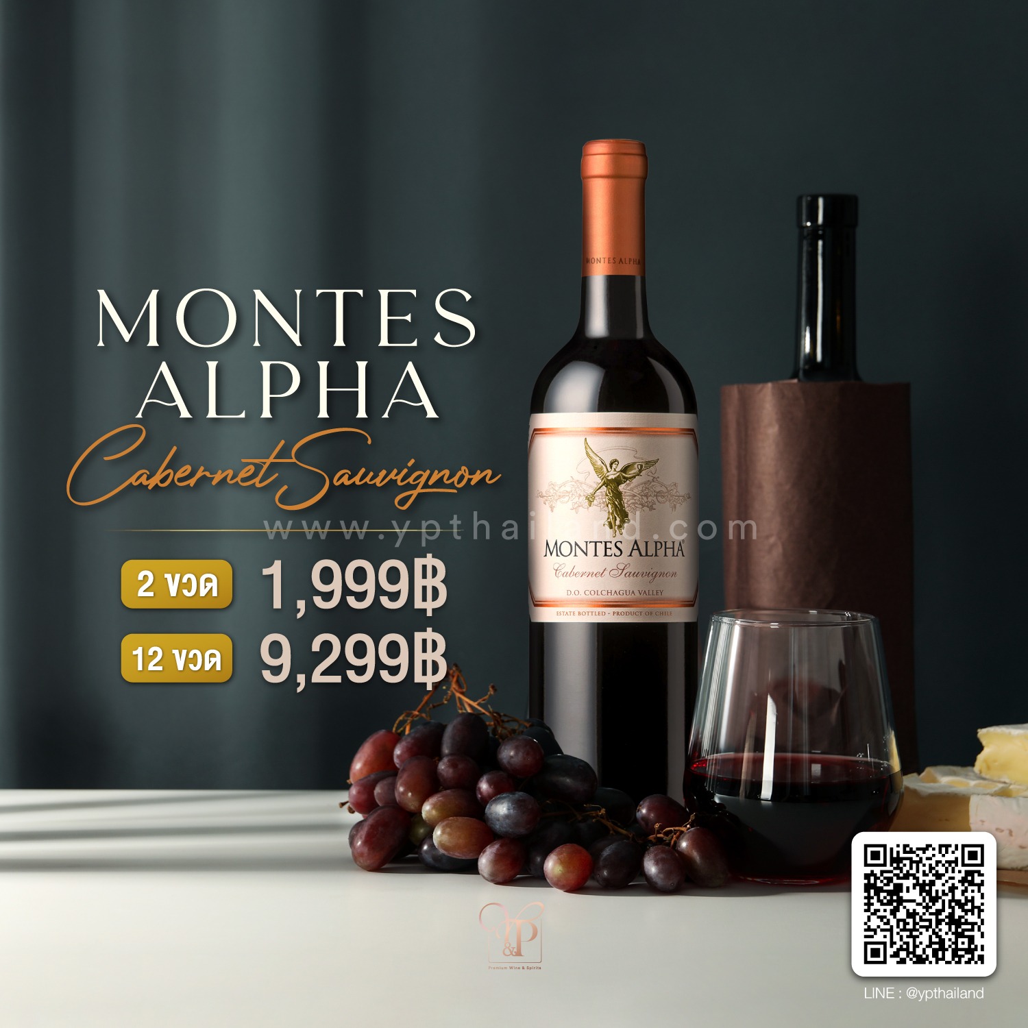 Montes Alpha Cabernet Sauvignon: ไวน์แดงที่ดีที่สุดของชิลีมีรสชาติเข้มข้น