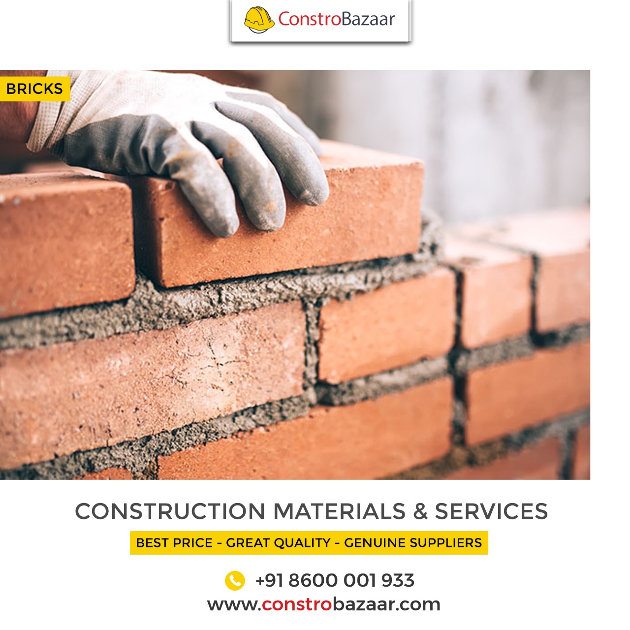 Construction Materials Online Sales - ConstroBazaar