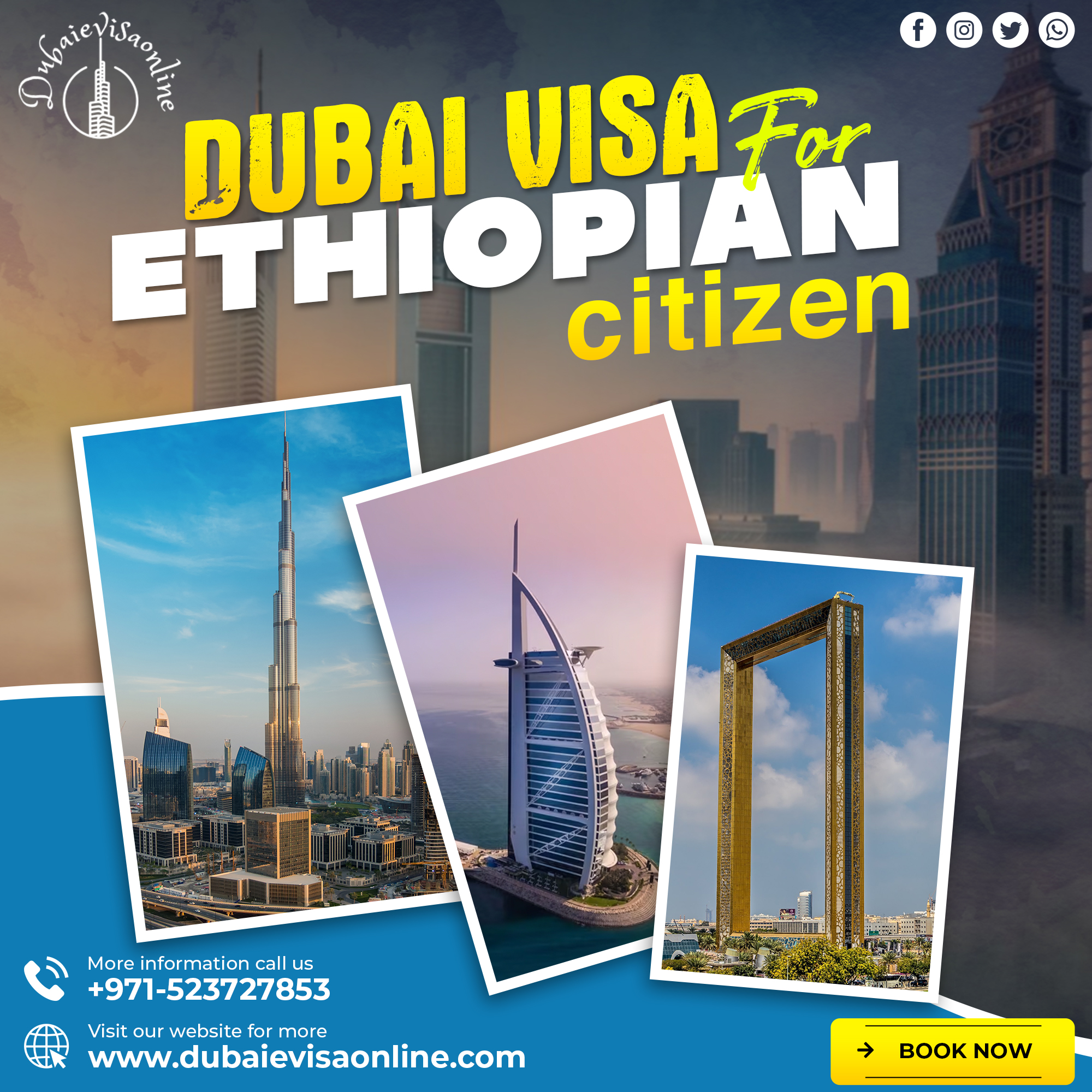 Dubai visa for Ethiopian citizen