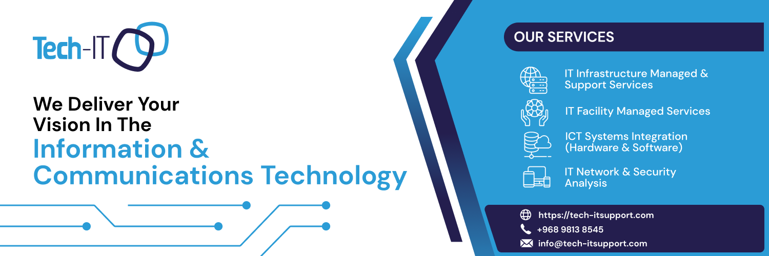 Revolutionizing IT Network Infrastructure Solutions in Oman with Tech IT Support