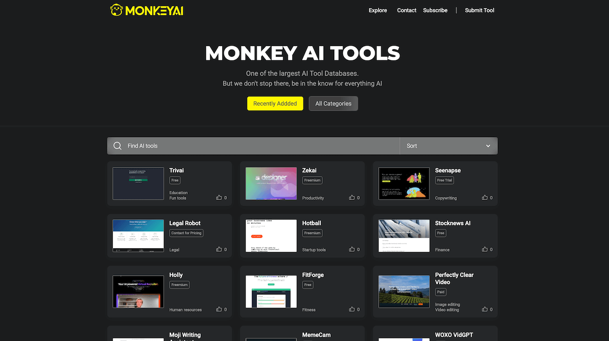 Exploring Monkey Ai Tools: The Ultimate Directory and List of Ai Solutions