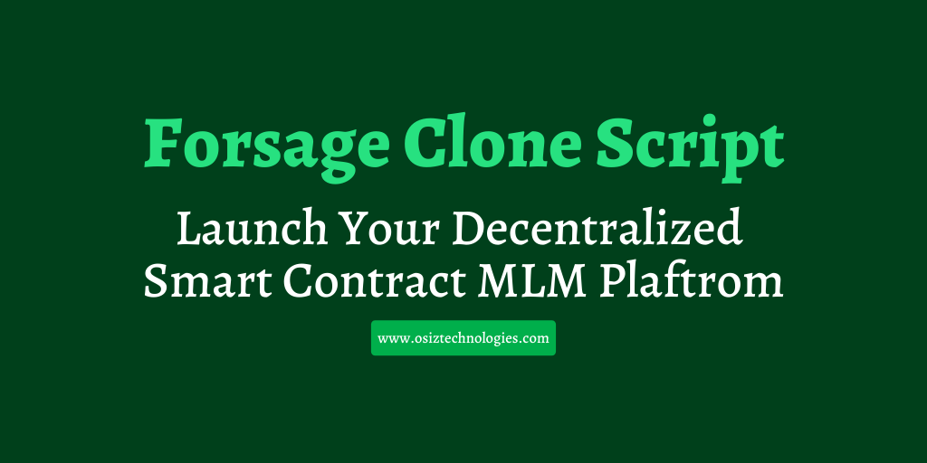 Launch Your Decentralized Smart Contract MLM Platform like Forsage