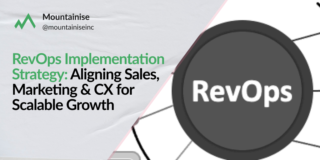 RevOps Implementation Strategy: Aligning Sales, Marketing & CX for Scalable Growth