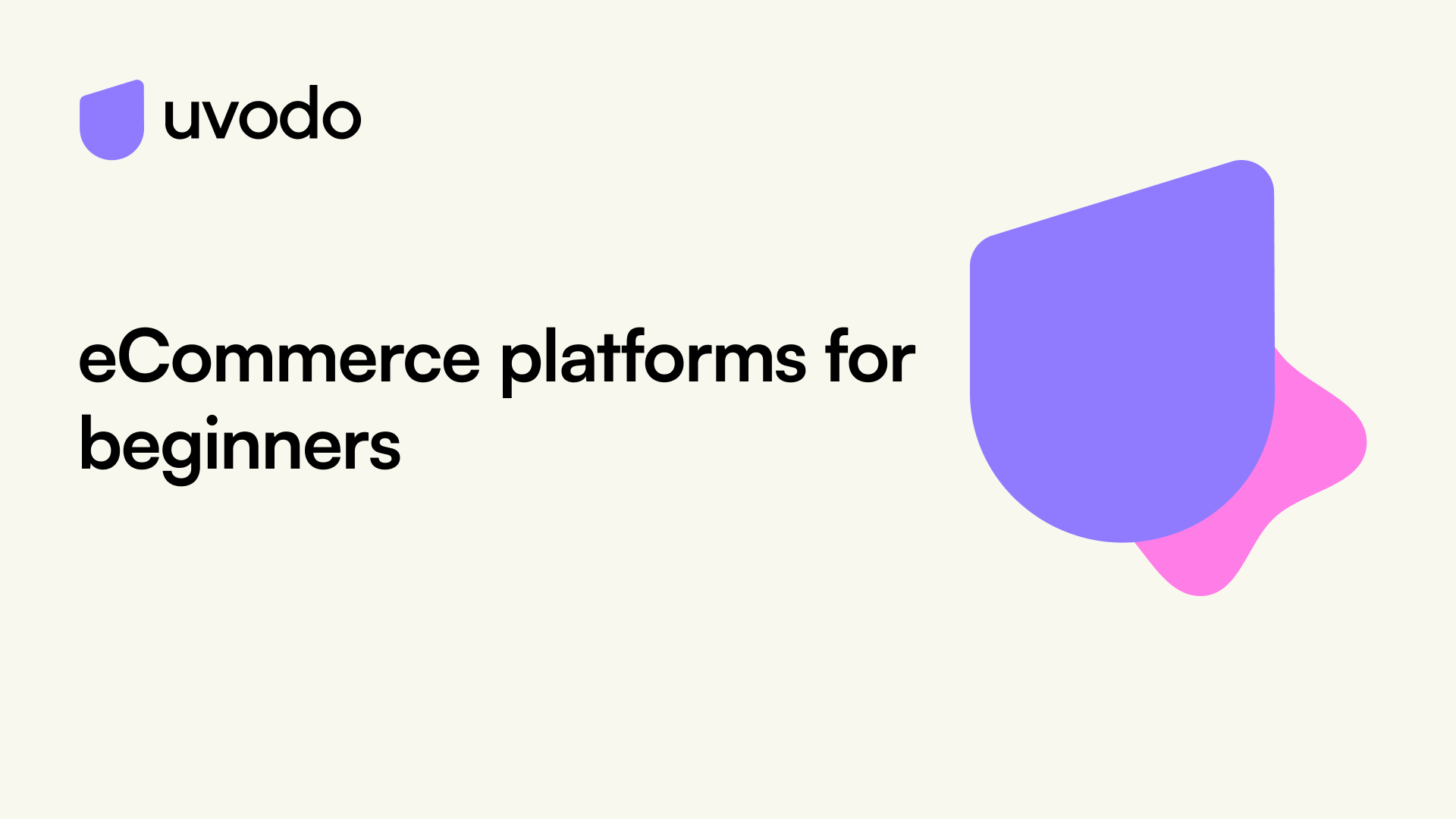 eCommerce platform for beginners