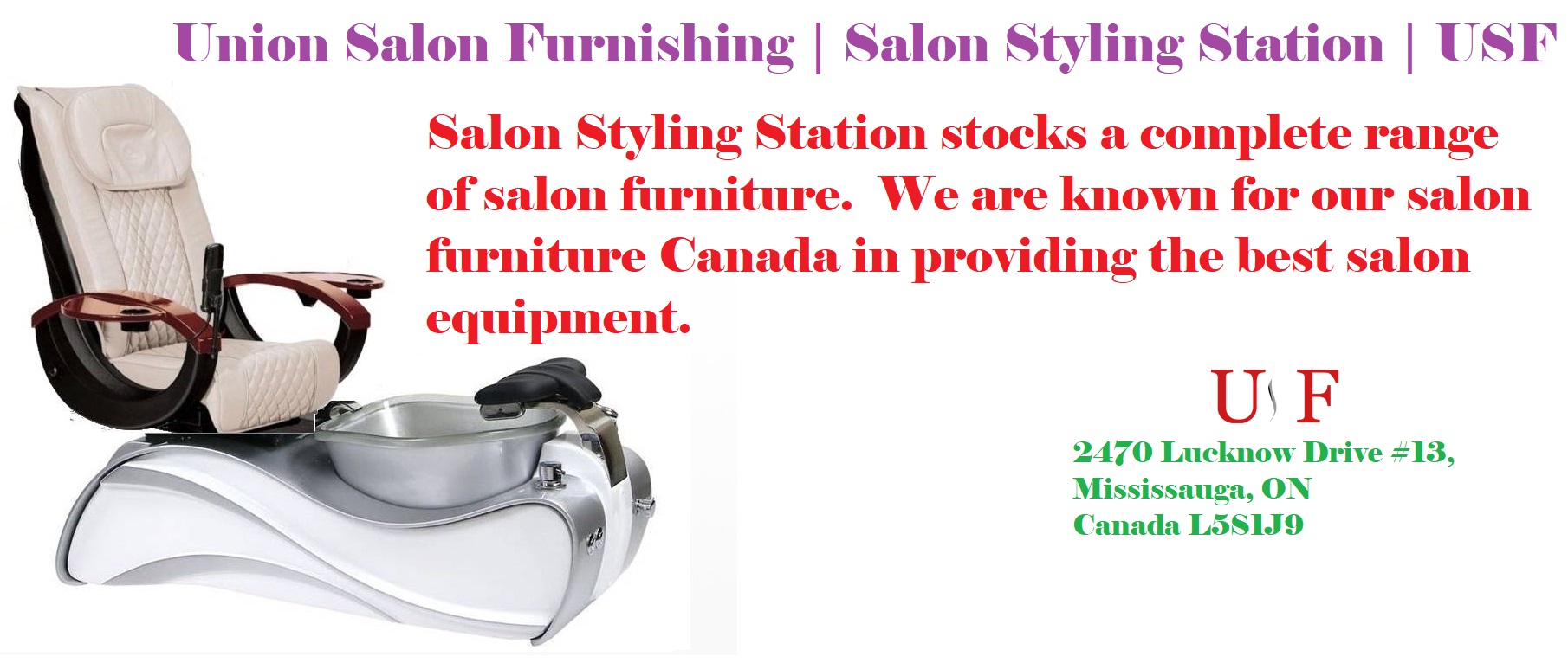 Union Salon Furnishing | Salon Styling Station | USF