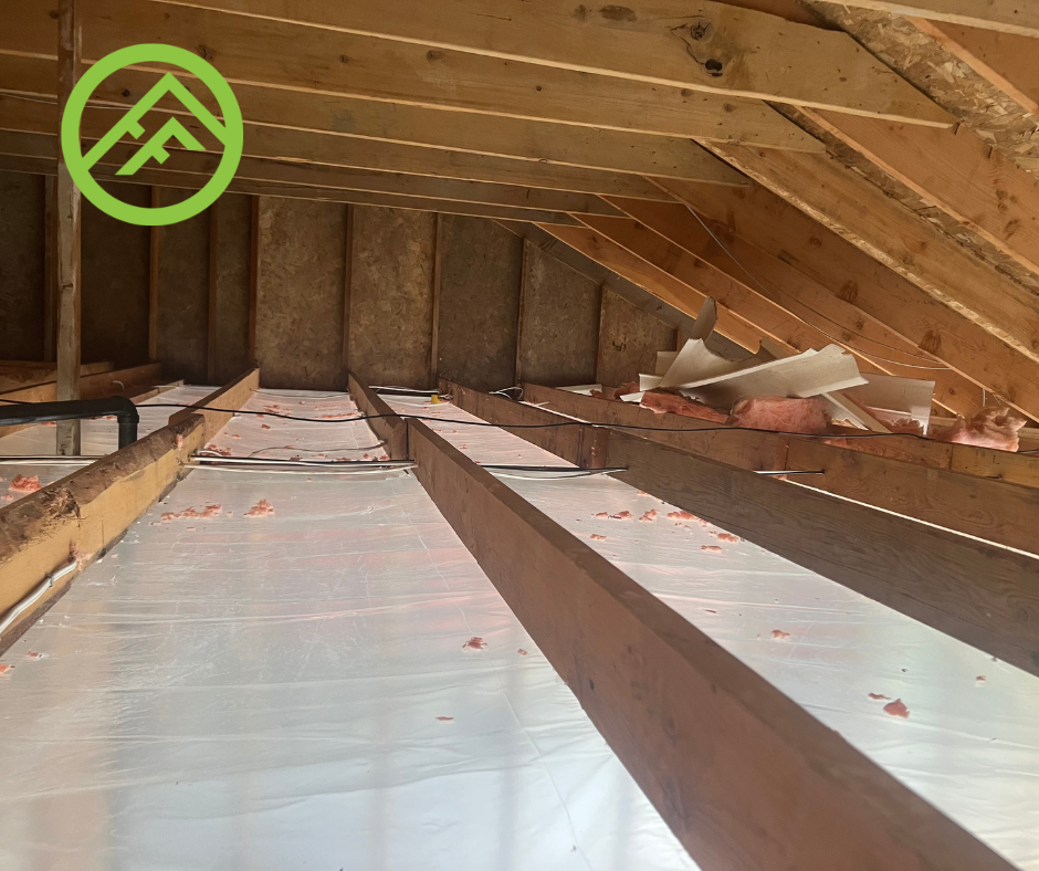 Attic Insulation Removal, Black Mould Redediation and Spray Foam Insulation