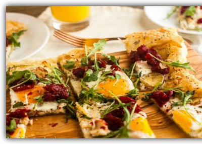 Easy Crispy Method To Make Breakfast Veggie Puff Pastry Tart At Home